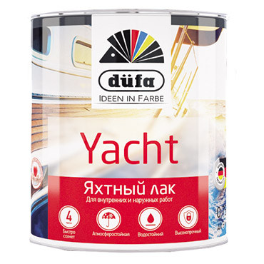 YACHT яхтный полуматовый  (2л) "DufaRetail" Лак (под заказ)